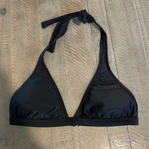 Roxy triangle halter bikini top